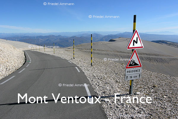 BAUTEN / MOBILITÄT – BUILDINGS / MOBILITY - Strassen, Tunnels - Roads, Tunnel – Mont Ventoux, France
