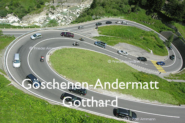 BAUTEN / MOBILITÄT – BUILDINGS / MOBILITY - Strassen, Tunnels - Roads, Tunnel – Göschenen-Andermatt - Gotthard, Schweiz