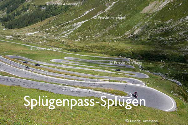 BAUTEN / MOBILITÄT – BUILDINGS / MOBILITY - Strassen, Tunnels - Roads, Tunnel – Splügenpass-Splügen, Schweiz
