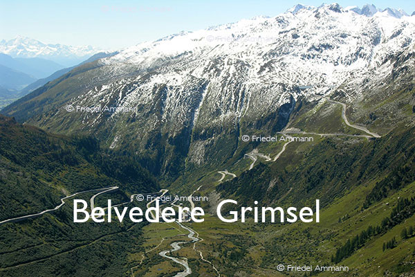 BAUTEN / MOBILITÄT – BUILDINGS / MOBILITY - Strassen, Tunnels - Roads, Tunnel – Belvédère-Grimsel, Schweiz