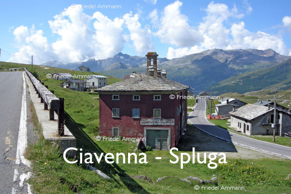 BAUTEN / MOBILITÄT – BUILDINGS / MOBILITY - Strassen, Tunnels - Roads, Tunnel – Chiavenna, Spluga, Italia