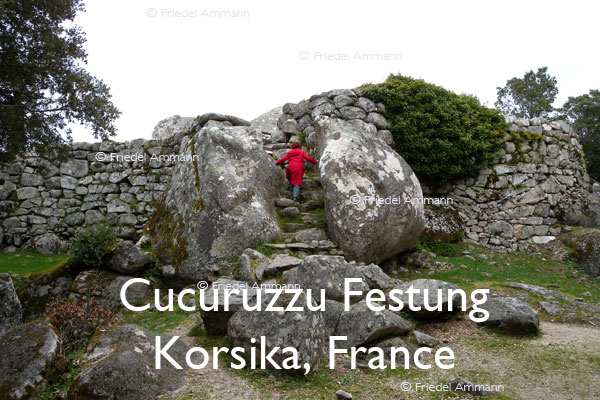 BAUTEN / BUILDINGS - Burgen / Castles – Cucuruzzu Festung – Korsika, Corsica, France