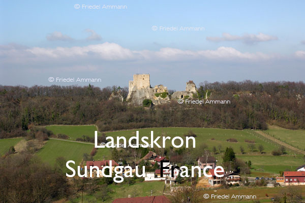 BAUTEN / BUILDINGS - Burgen / Castles  – Landskron – Sundgau, France