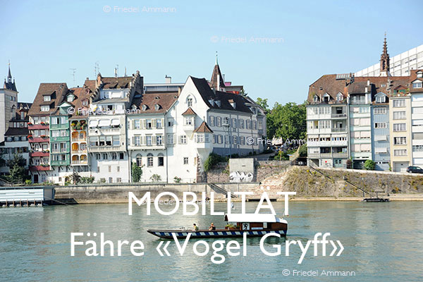 BAUTEN – MOBILITÄT – Klingental-Fähre «Vogel Gryff» - Basel, Schweiz