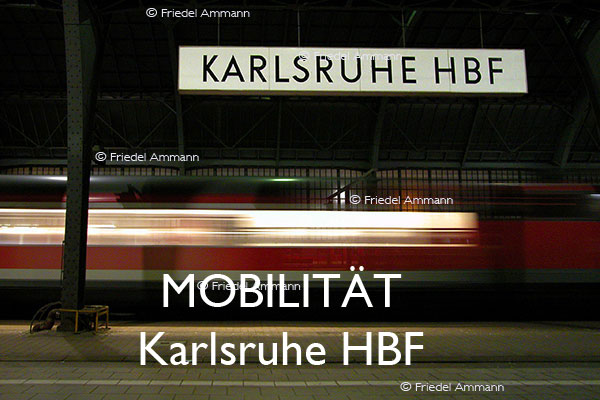 BAUTEN – MOBILITÄT – Karlsruhe HBF, Deutschland