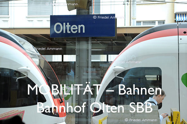 BAUTEN / MOBILITÄT – Bahn –Bahnhof Olten SBB, Schweiz