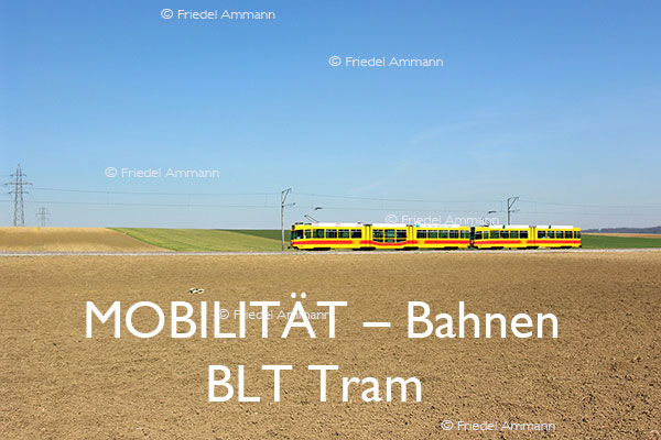 BAUTEN / MOBILITÄT – Bahn – BLT Tram - Therwil-Flüh, Baselland, Schweiz