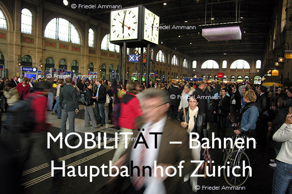 BAUTEN / MOBILITÄT – Bahn – Hauptbahnhof Zürich, Schweiz