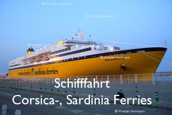 BAUTEN / MOBILITÄT – Schifffahrt - Corsica-, Sardinia Ferries