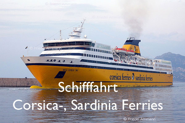 BAUTEN / MOBILITÄT – Schifffahrt – Corsica-, Sardinia Ferries