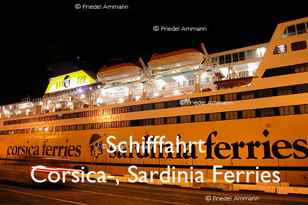 BAUTEN / MOBILITÄT – Schifffahrt – Corsica-, Sardinia Ferries
