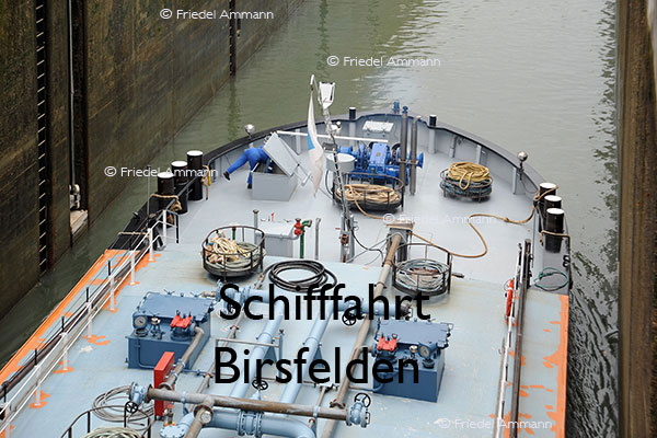 BAUTEN / MOBILITÄT – Schifffahrt – Rheinschleuse Birsfelden bei Basel, Schweiz