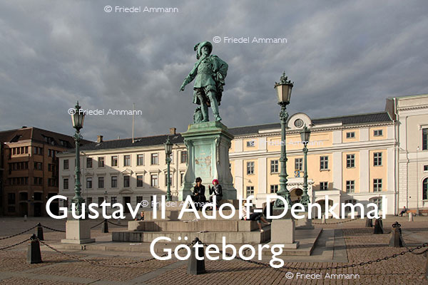 KULTUR – Denkmäler / Kunst im öffentlichen Raum – Gustav II Adolf-Denkmal – Göteborg, Schweden
