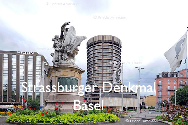 KULTUR – Denkmäler / Kunst im öffentlichen Raum – Strassburger Denkmal - Basel, Schweiz