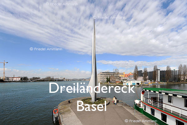 KULTUR – Denkmäler / Kunst im öffentlichen Raum – Dreiländereck - Basel, Schweiz