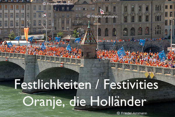 KULTUR - Festlichkeiten / Festivities - Oranje, die Holländer zu Gast an der Euro 08 – Basel, Schweiz