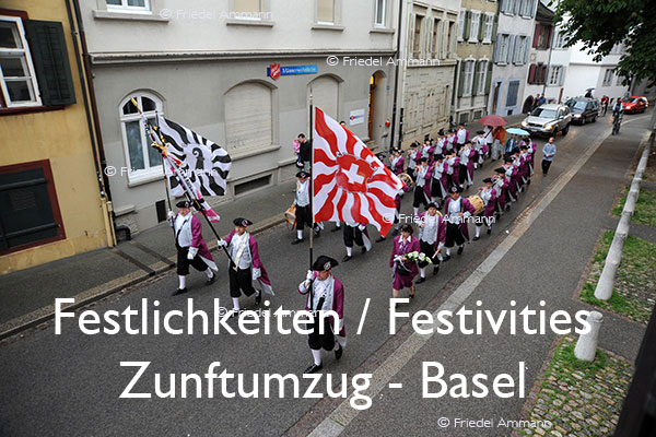 KULTUR - Festlichkeiten / Festivities – Zunftumzug – Basel, Schweiz