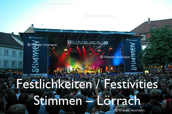 KULTUR - Festlichkeiten / Festivities – Stimmen – Lörrach, Deutschland