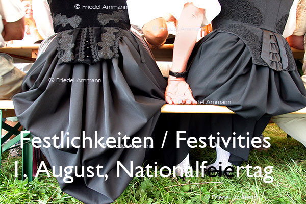 KULTUR - Festlichkeiten / Festivities – 1. August, Nationalfeiertag in der Schweiz