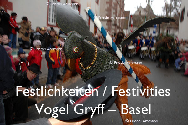 KULTUR - Festlichkeiten / Festivities – Vogel Gryff – Basel, Schweiz