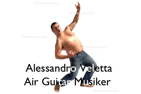 KULTUR – Musik - Alessandro Veletta, Air Guitar Musiker - Schweizer Meister