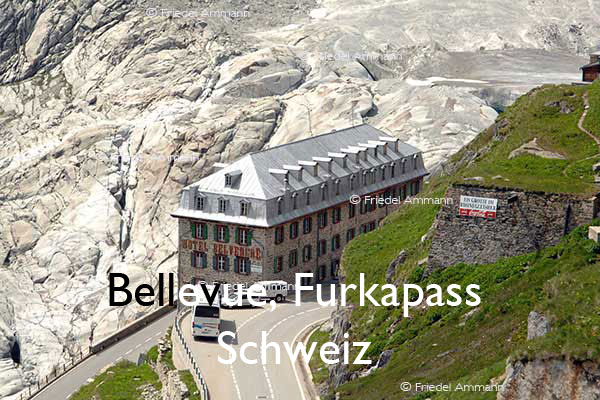 KULTUR – Gastronomie - Bellevue, Furkapass - Schweiz