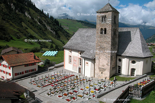 KULTUR – Christentum - Kirche in Platta - Medel, Lucmagn, Schweiz
