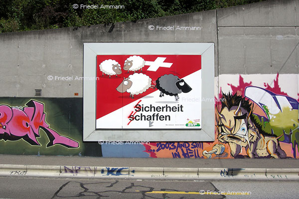 LEBEN - Politik, Geschichte – Schweizer Wahlplakat