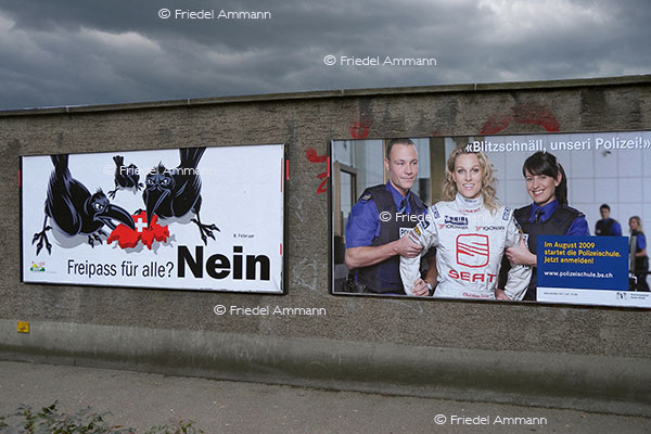 LEBEN - Politik, Geschichte – Schweizer Wahlplakat
