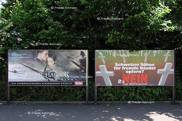 SCHWEIZ - Impressionen 1 - Wahlkampf