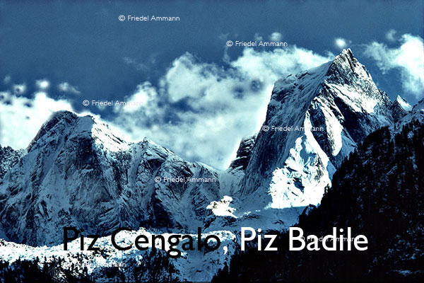 SCHWEIZ - Alpen - Piz Cengalo, Piz Badile - Bergell 