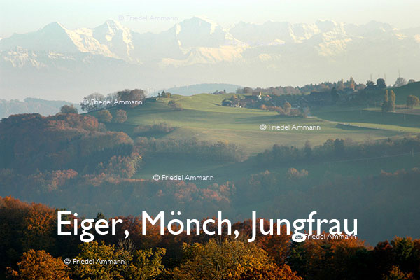 SCHWEIZ - Alpen - Eiger, Mönch, Jungfrau - Berneroberland