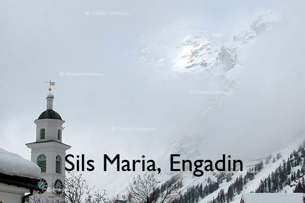 SCHWEIZ - Alpen - Sils Maria, Engadin