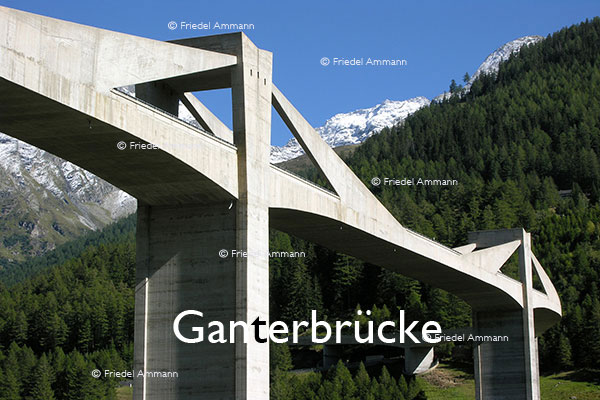 SCHWEIZ - Alpen – Ganterbrücke, Simplonpassstrasse, Wallis