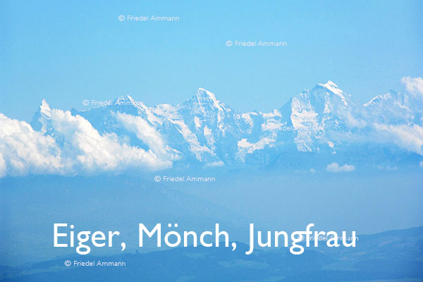 SCHWEIZ - Alpen - Eiger, Mönch, Jungfrau, Berneroberland