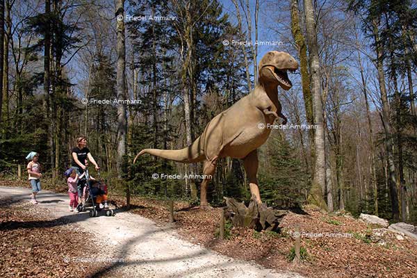 SCHWEIZ - Jura - Dino Park, Réclère 
