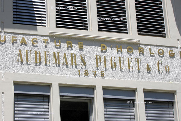 SCHWEIZ - Jura - Audemars Piguet Uhrenmanufaktur, Le Brassus