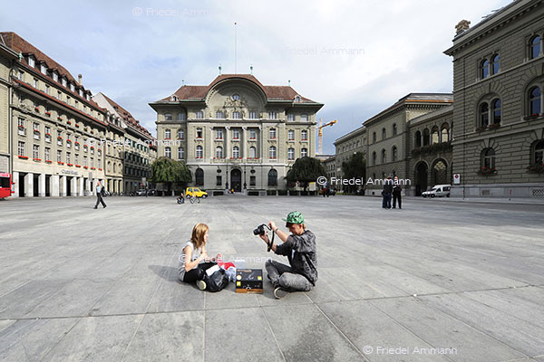 SCHWEIZ - Bern - Bundeshausplatz, Nationalbank