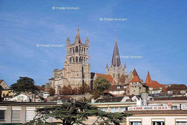 SCHWEIZ - Lausanne, Kathedrale Notre-Dame