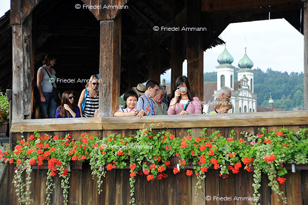 SCHWEIZ - Innerschweiz - Kappelbrücke, Luzern