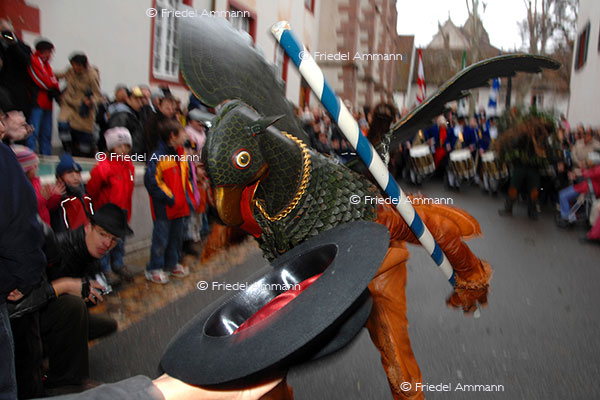 SCHWEIZ - Kultur, Folklore - Vogel Gryff, Kleinbasel