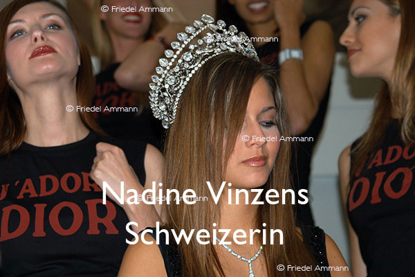 SCHWEIZ - Schweizerin - Nadine Vinzens, Miss Schweiz 2003