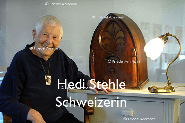 SCHWEIZ - Schweizerin - Hedi Stehle, Schauspielerin, 1. Radiofrau (1939)