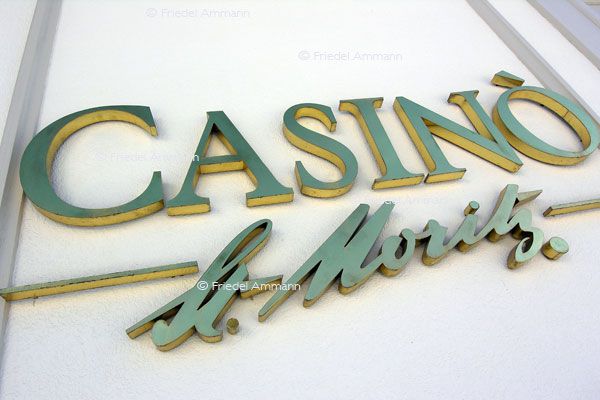 SCHWEIZ - Tourismus - Casino St Moritz