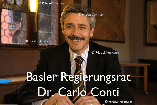 SCHWEIZ – Geschichte / Politik – Basler Regierungsrat Dr. Carlo Conti