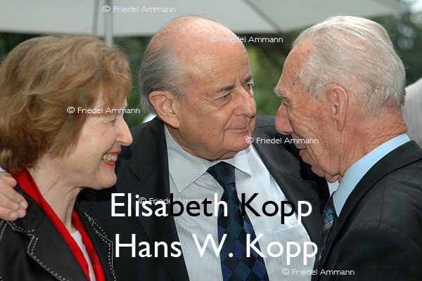 SCHWEIZ – Geschichte / Politik – Altbundesrätin Elisabeth Kopp, Hans W. Kopp †
