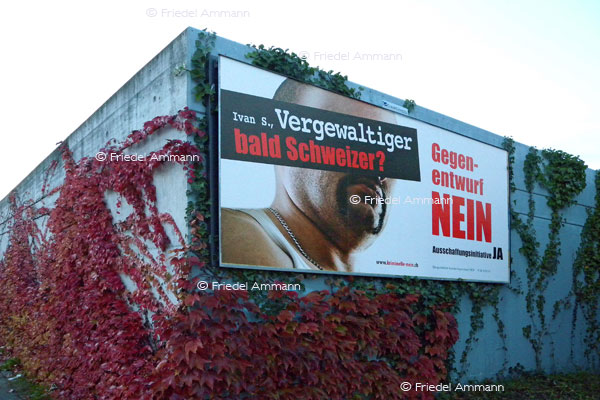 SCHWEIZ – Geschichte / Politik - Plakat Wahlkampf