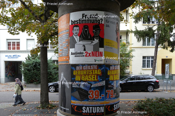 SCHWEIZ – Geschichte / Politik - Plakat Wahlkampf