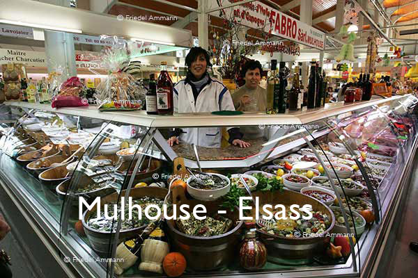 WORLD – France, Elsass – Markthalle / Marché Couvert, Mulhouse