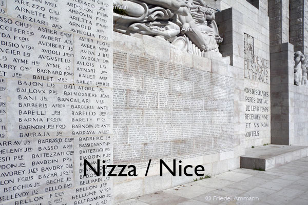 WORLD - France, Côte d’Azur l’est - Monument aux Morts, Nizza / Nice